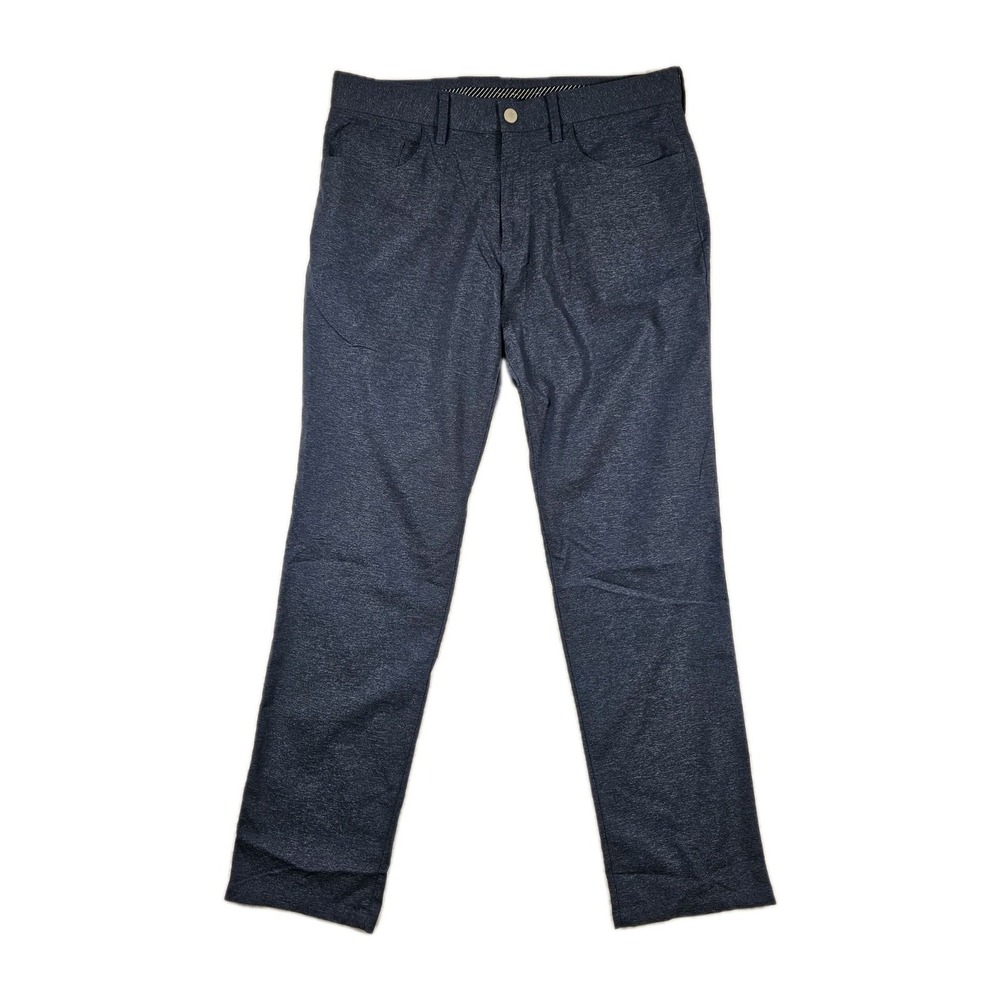 Bonobos Golf Pants Mens 35x32 Athletic Blue Performance Stretch Heathered‎
